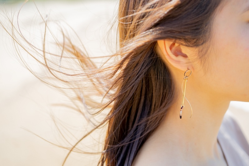 美しい髪質の女性