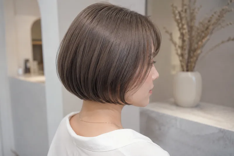 シアーグレージュヘアカラー